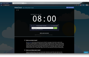 MetaClock.com screenshot 2