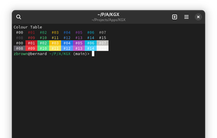 GNOME Console screenshot 1