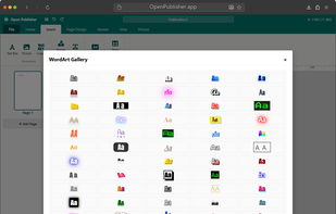 List of easy to use WordArt's