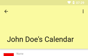 GeneralSync App on Android phone, editing a synced calendar.