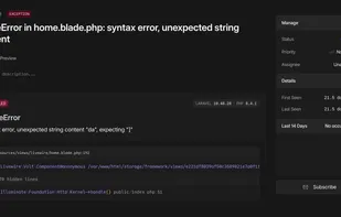 Laravel Nightwatch screenshot 2