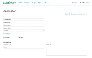 Crossbill Authority application editions