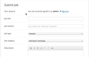 WP Job Manager screenshot 1