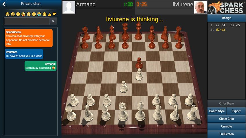 Chrome.sparkchess.com: SparkChess: Play chess online vs the