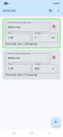 UnitCalc screenshot 2