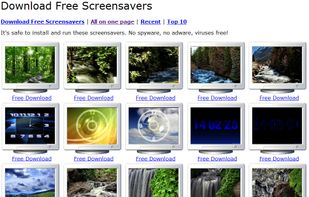 Newfreescreensavers.com screenshot 1