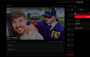 Generate Multiple clips from a single video in one go.