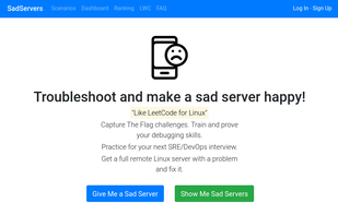 SadServers.com screenshot 1