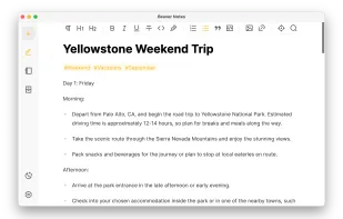 Beaver Notes screenshot 1