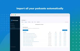 Podcastpage.io screenshot 2