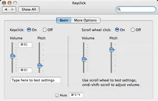 Basic options in Preferences Pane