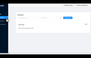Developer Management