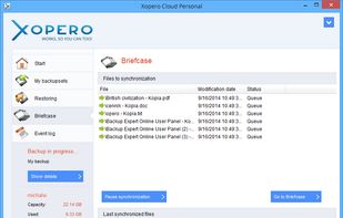 Xopero Cloud Personal screenshot 3