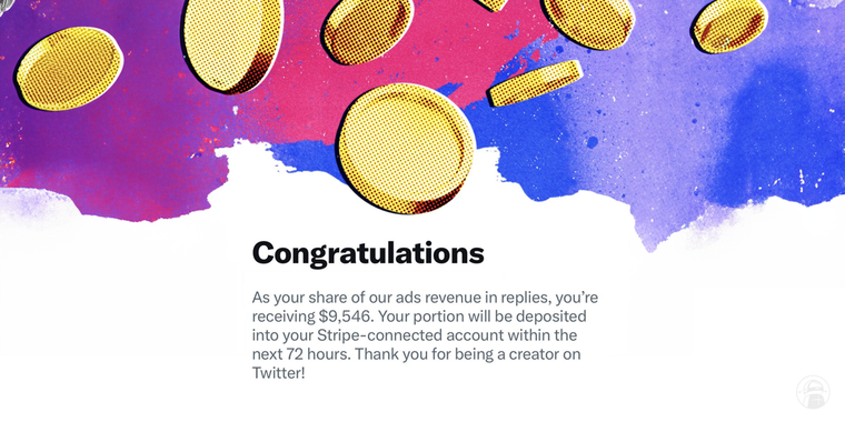 Twitter begins sharing Ad revenue with users through new monetization program image