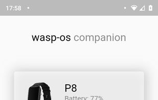 wasp-os companion screenshot 1