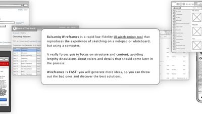 Balsamiq Wireframes screenshot 1