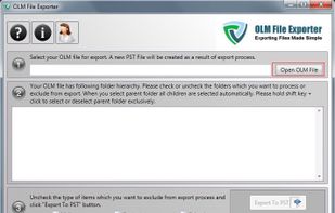OLM File Exporter screenshot 1