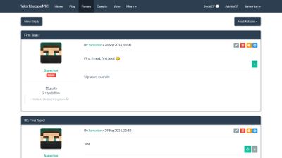 v1 Forum Topic