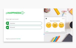 piHAPPINESS Login Screen
