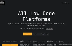 Low Code Platforms