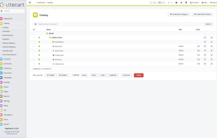 LiteCart screenshot 1
