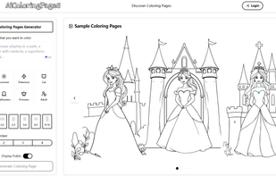 AI Coloring Pages Generator screenshot 1