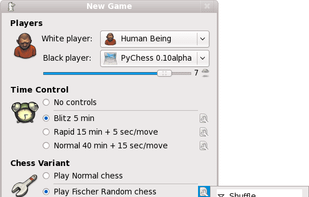 PyChess screenshot 2