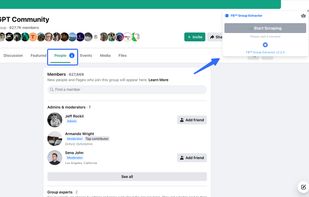 FB Group AI Extractor screenshot 1