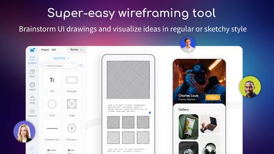 Super easy and intuitive WireFraming tool.