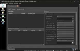 MKVToolnix v89.0 in Dark Mode