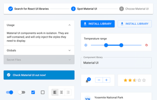 Material UI screenshot 1
