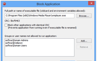 Rule to Black List Program