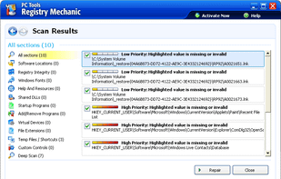 Registry Mechanic screenshot 1