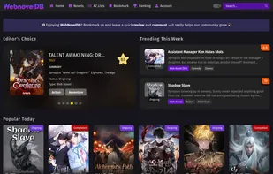 WebNovelDB screenshot 1