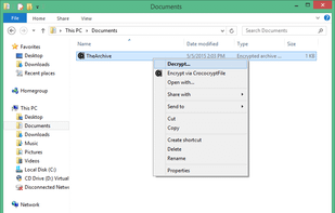 CrococryptFile screenshot 1