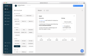 Chatfuel screenshot 1