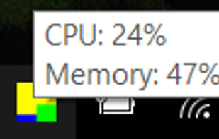 Penteract Taskbar Resource Meter screenshot 1