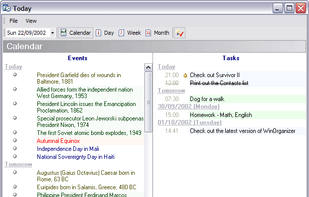 WinOrganizer screenshot 2
