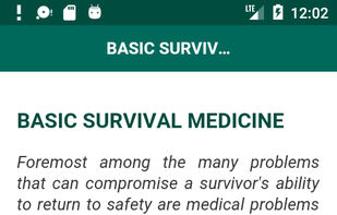 Survival Manual App screenshot 2