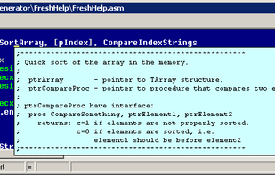 Fresh IDE screenshot 1