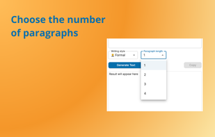 AI Paragraph Generator Rewriter screenshot 2