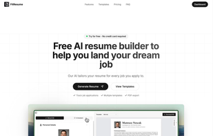 FitResume screenshot 1
