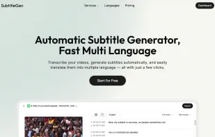 SubtitleGen screenshot 1