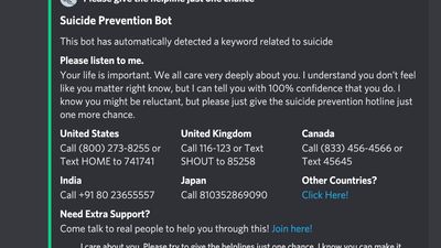 Suicide Prevention Bot screenshot 1