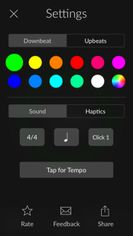 Pulse - Metronome &amp; Tap Tempo screenshot 2
