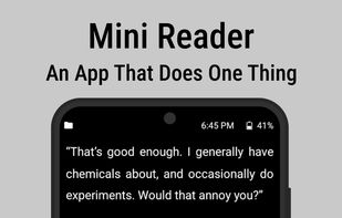 Mini Reader screenshot 1