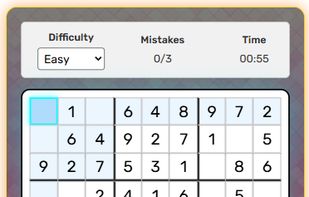 Mobile Version of Free Online Sudoku Game