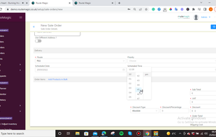 Sales Order Management