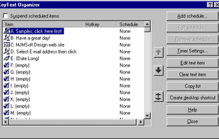KeyText screenshot 1
