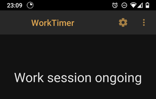WorkTimer screenshot 1